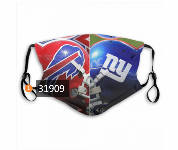 NFL New York Giants 422020 Dust mask with filter->nfl dust mask->Sports Accessory